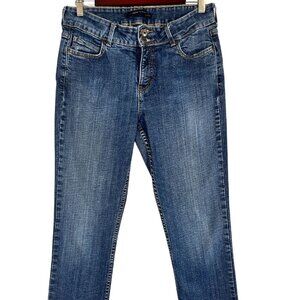 Levis Denim Jean 12 Straight Leg Western Cowgirl Slender 526th Classic Med Wash